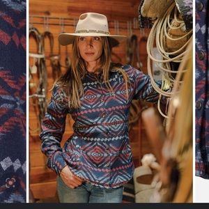 NWT Outback Trading Company Ladies Hazel Navy Shirt Jacket SM